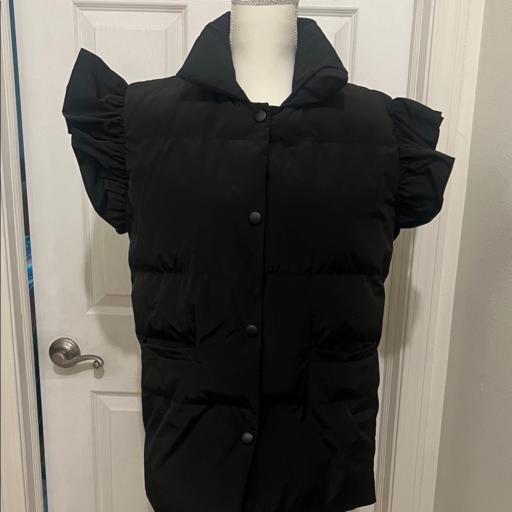 Ruffle Vest